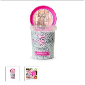 Pink Zebra Sunday Morning Sprinkles - Gray and Pink